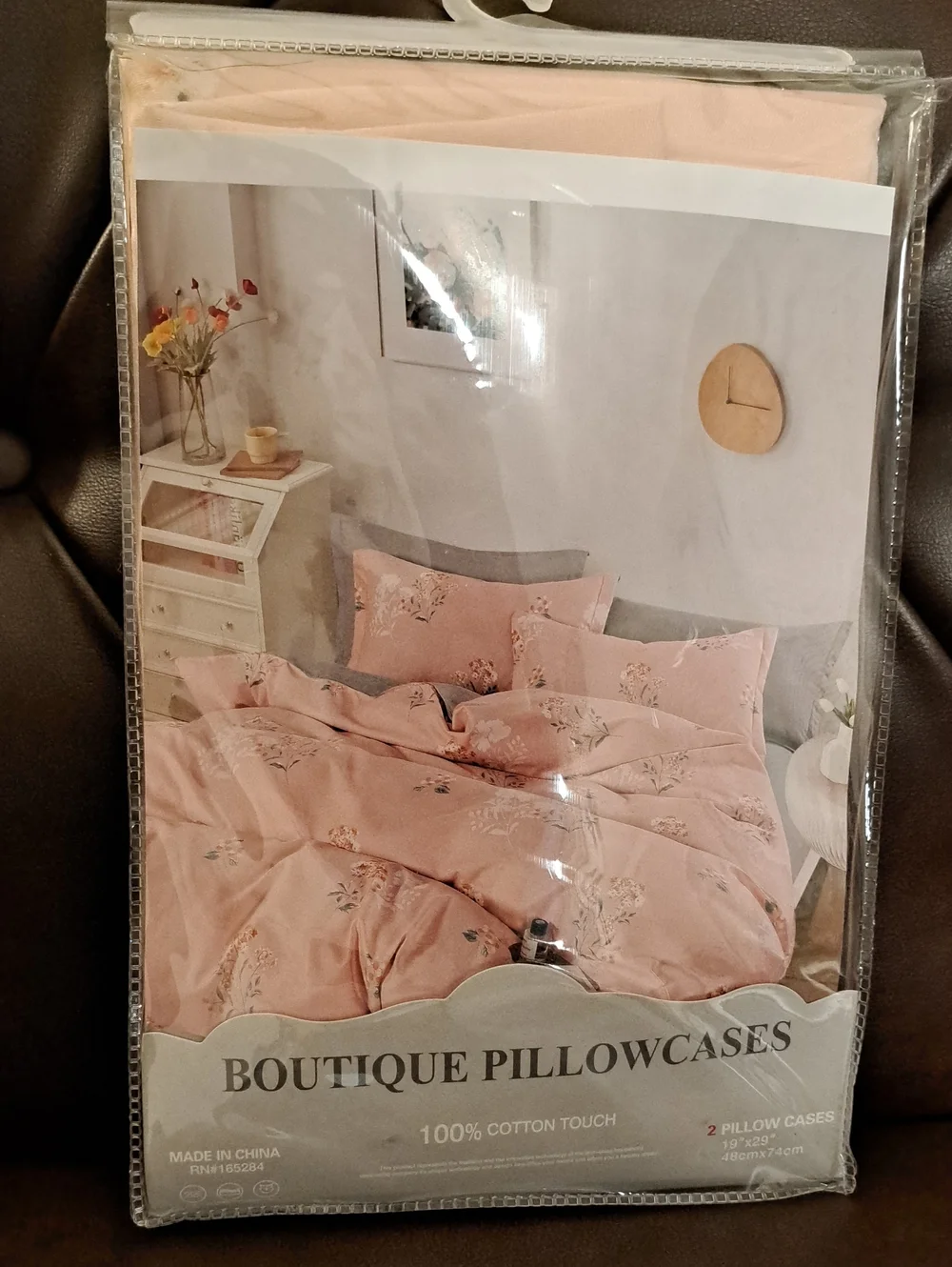 2 Pillow Cases -100% Cotton Touch